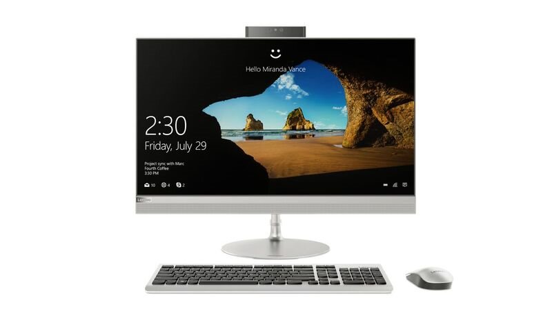 Lenovo IdeaCentre AIO 520-27IKL i5-7400T 2,00GHz/4GB/1TB HDD/27" QHD/AG/GeForce 2GB/WIN10 stříbrn