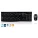 Logitech Wireless keyboard mouse Wireless Desktop MK270, EN, Unifying