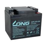LONG battery 12V 45Ah M6 LongLife 12 years (WPL45-12N)