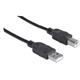 Manhattan Hi-Speed USB 2.0 cable A-B M / M 1m, black