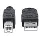 Manhattan Hi-Speed USB 2.0 cable A-B M / M 1m, black