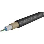 Masterlan Air1 fiber optic cable - 4vl 9/125, air-blowen, SM, HDPE, black, G657A1, 2000m