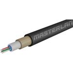 Masterlan Air1 fiber optic cable - 8vl 9/125, air-blowen, SM, HDPE, black, G657A1, 2000m