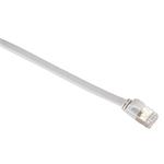 Masterlan comfort patch cable U/FTP, flat, Cat6A, 0,25m, grey, LSZH