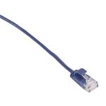 Masterlan comfort patch cable UTP, extra slim, Cat6, 0,25m, blue