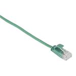 Masterlan comfort patch cable UTP, extra slim, Cat6, 0,25m, green
