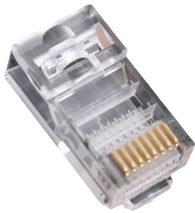 Masterlan conector UTP RJ45, Cat.5e, 8p8c, wire, golded, 100pcs ...
