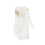 Masterlan conector UTP RJ45, Cat.5e, 8p8c, wire, golded EASY