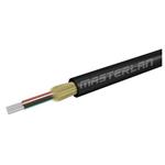 Masterlan DROPX universal fiber optic drop cable - 12F 9/125, SM, LSZH, black, G657A2, 1m