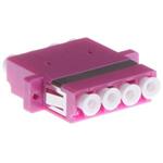 Masterlan fiber optic coupler LC-LC, UPC, Multimode OM4, Quad