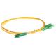 Masterlan fiber optic patch cord, LCapc-SCapc, Singlemode 9/125, duplex, 1m