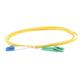 Masterlan fiber optic patch cord, LCupc-LCapc, Singlemode 9/125, duplex, 3m