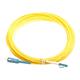 Masterlan fiber optic patch cord, LCupc-SCupc, Singlemode 9/125, simplex, 15m