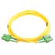 Masterlan fiber optic patch cord, SCapc/SCapc, Singlemode 9/125, duplex, 10m