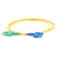 Masterlan fiber optic patch cord, SCapc-SCupc, Singlemode 9/125, duplex, 1m