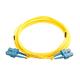 Masterlan fiber optic patch cord, SCupc/SCupc, Singlemode 9/125, Duplex, 10m