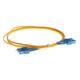 Masterlan fiber optic patch cord, SCupc-SCupc, Singlemode 9/125, duplex, 3m