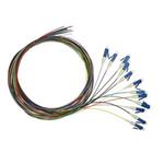 Masterlan fiber optic pigtail, LCupc, Singlemode 9/125, 1.5m, 12pcs