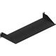 Masterlan fixed perforated shelf. 1U, 19", 150mm, load capacity 15kg, black