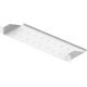 Masterlan fixed perforated shelf. 1U, 19", 150mm, load capacity 15kg, gray