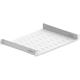 Masterlan fixed perforated shelf, 1U, 19", 350mm, load capacity 40kg, grey