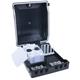 Masterlan FTTH terminal fiber optic box for 24x SC, including 6 splice trays