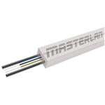 Masterlan MDIC fiber optic cable - 2F 9/125, SM, LSZH, white, G657A1, 1m, outdoor