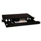 Masterlan ODF 12x SC Duplex, optic enclosure with patch panel and splice tray, 1U, 19", black