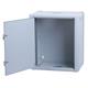 Masterlan one-piece rack data cabinet 19" 12U/400mm, disassembled - FLAT PACK, metal door