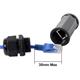 Masterlan outdoor STP coupling, Cat.5e/6/7, IP68, RJ45-RJ45