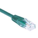 Masterlan patch cable UTP, Cat5e, 0,25m, green