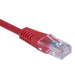 Masterlan patch cable UTP, Cat5e, 0,25m, red