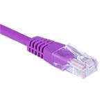Masterlan patch cable UTP, Cat5e, 0,5m, purple