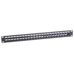 Masterlan patch panel 19", 24xRJ45, 1U, empty, STP ready