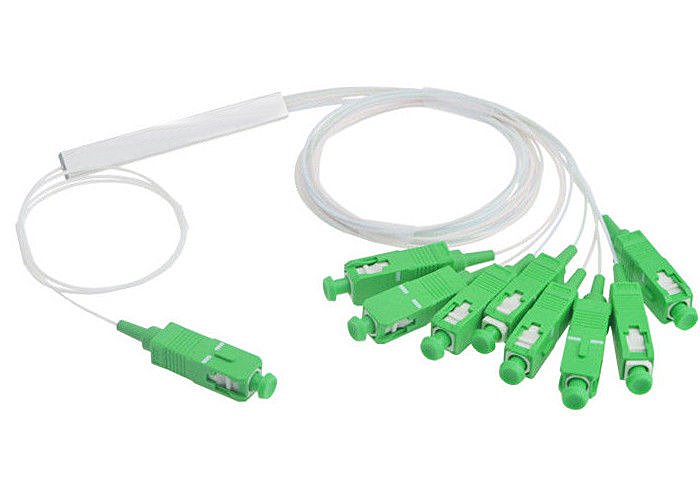 Masterlan PLC splitter - 1x8 1260-1650nm, SC/APC, 1,5m | Discomp - networking solutions
