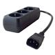 Maxlink adapter for UPS(3 sockets), max. 250V, 10A, length 30cm