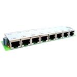 MaxLink passive POE panel, 8 ports, terminal block, no case