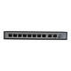 MaxLink PoE switch PSAT-10-8P-250, 10x LAN/8x PoE 250m, 802.3af/at, 120W, 10/100Mbps