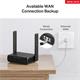 MERCUSYS MB113-4G, Wi-Fi 4 LTE travel router