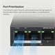 MERCUSYS MS105GP Gigabit PoE switch, 4x POE
