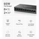 MERCUSYS MS110CP Gigabit desktop switch with 8-port PoE+