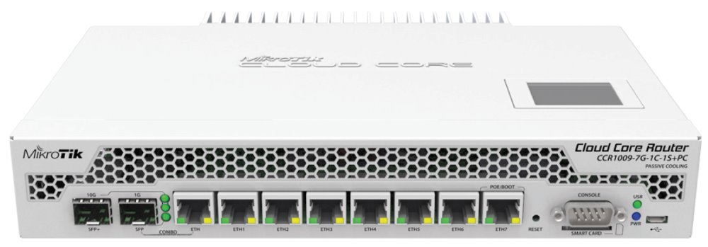 MikroTik Cloud Core Router, CCR1009-7G-1C-1S+PC