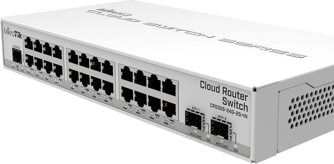 Thiết bị Switch Mikrotik CRS326-24G-2S+IN | Maitel