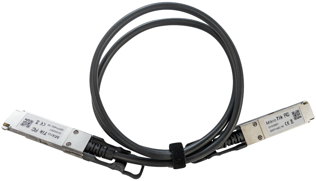 MikroTik Q+DA0001 QSFP+ 40G direct attach cable, 1m