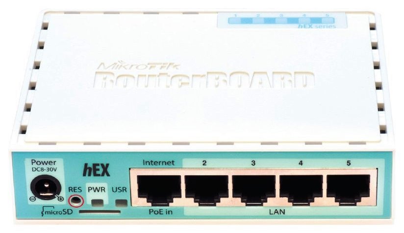 MikroTik RouterBOARD RB750Gr3, hEX router | Discomp - networking solutions