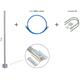 MikroTik TOF-0809-7V-S1 - LoRa Omni Antenna Kit 6.5dBi