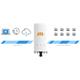 Mimosa A5c, PTMP access point 802.11ac, 4x N female, Extended Frequency