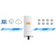 Mimosa A5c, PTMP access point 802.11ac, 4x N female