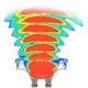 Mimosa N5-45x4 sector slant antenna 45°, 22dBi, 4x N female