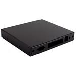 Installation box CASE1D4BLKU, USB, 4x LAN, Black